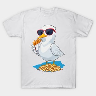 seagull with fries T-Shirt